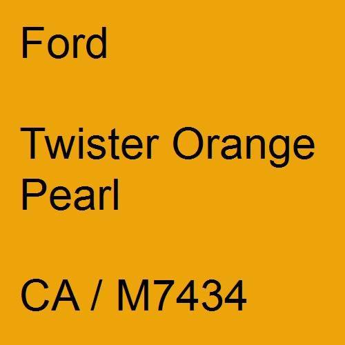 Ford, Twister Orange Pearl, CA / M7434.